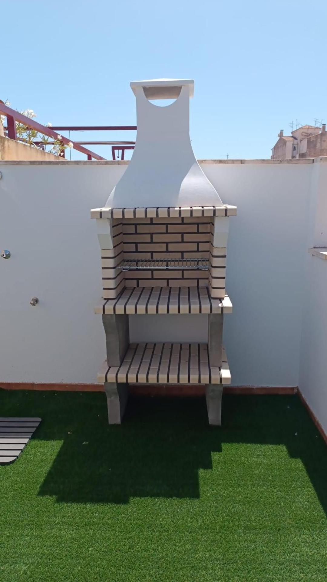 Estudio Centro Malaga Terraza Y Barbacoa ภายนอก รูปภาพ