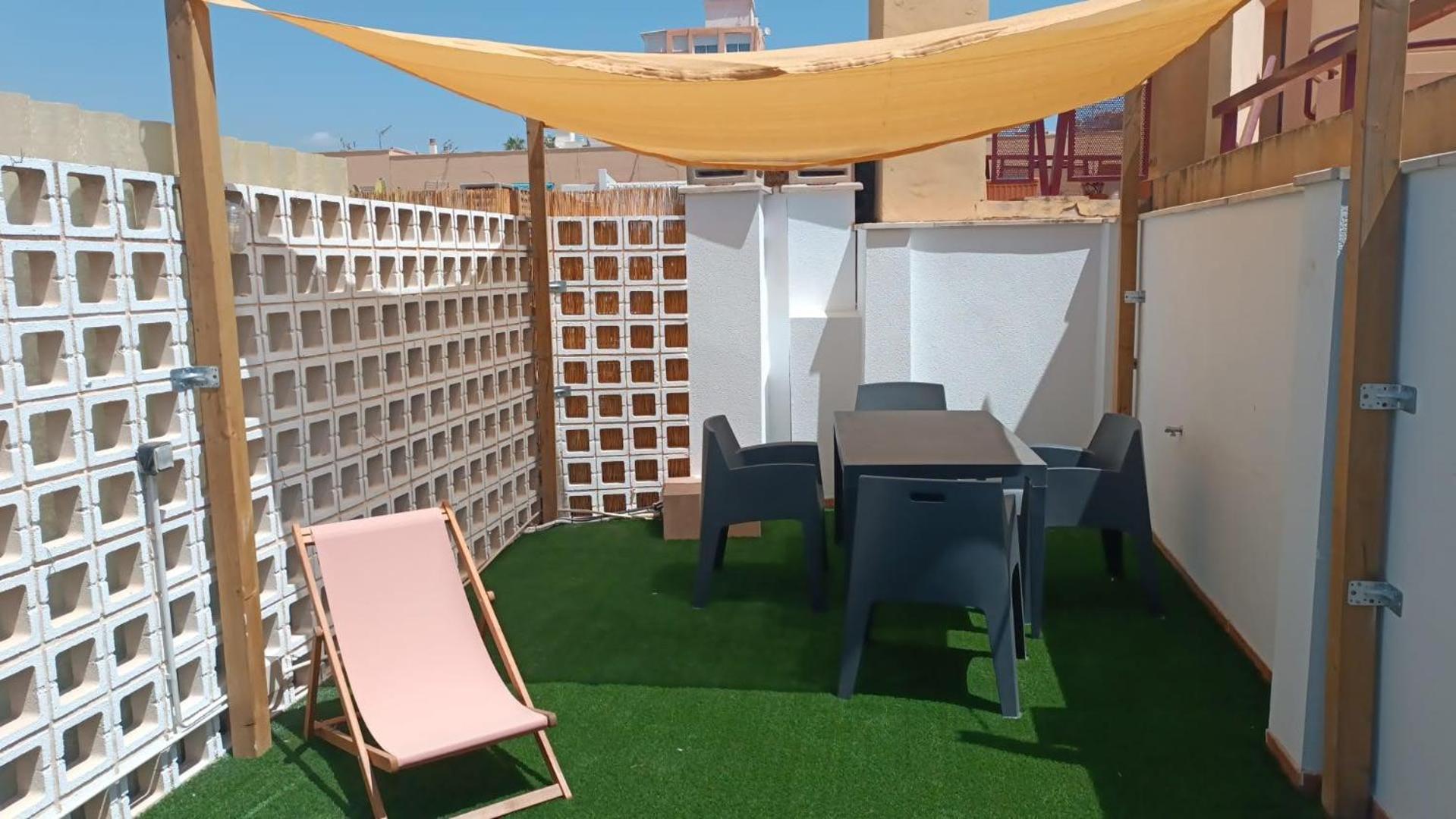 Estudio Centro Malaga Terraza Y Barbacoa ภายนอก รูปภาพ