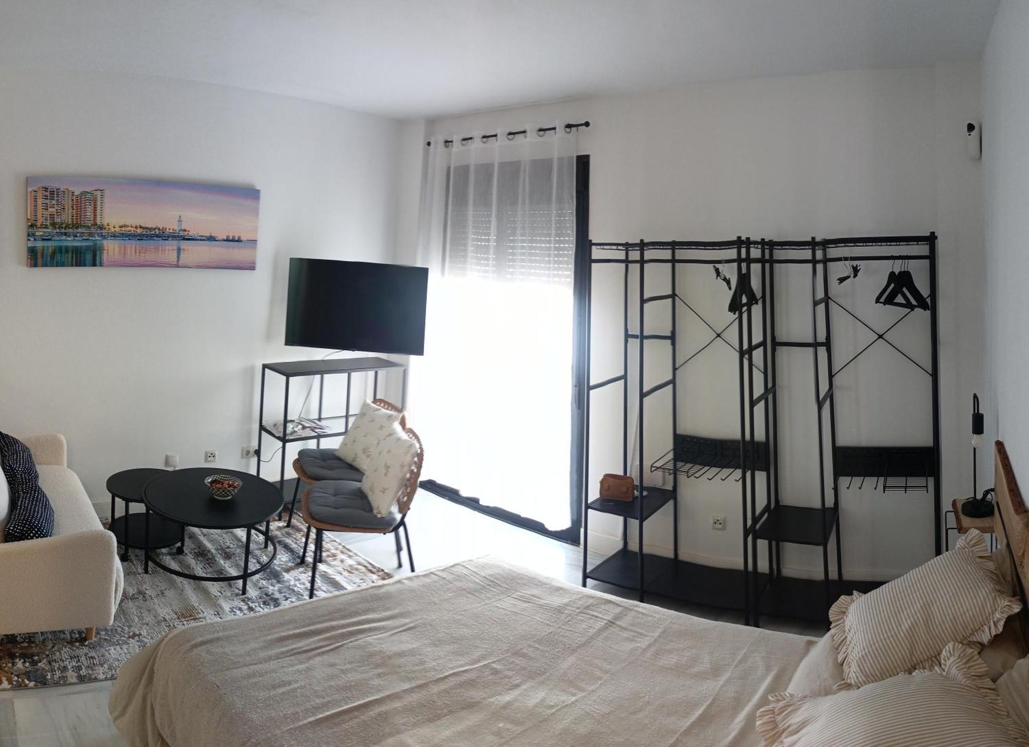 Estudio Centro Malaga Terraza Y Barbacoa ภายนอก รูปภาพ
